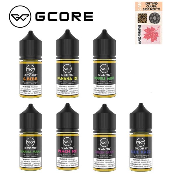 GCORE Canada – All E-Juices (20mg)