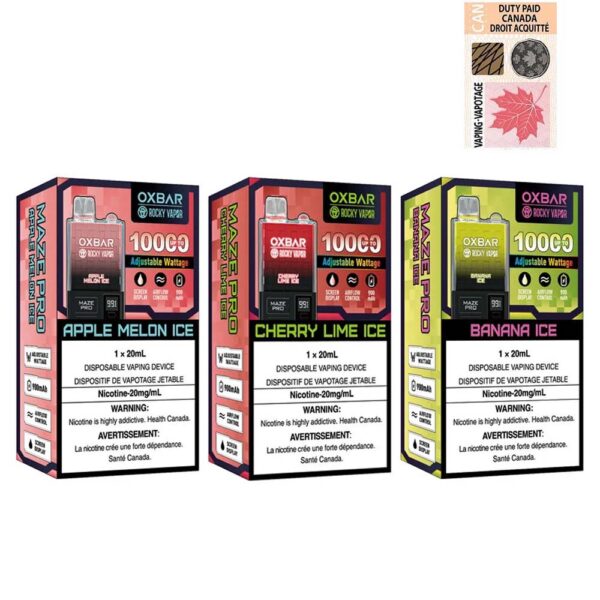 Rocky Vapor OXBAR Maze Pro 10K Disposable – Multiple Flavours